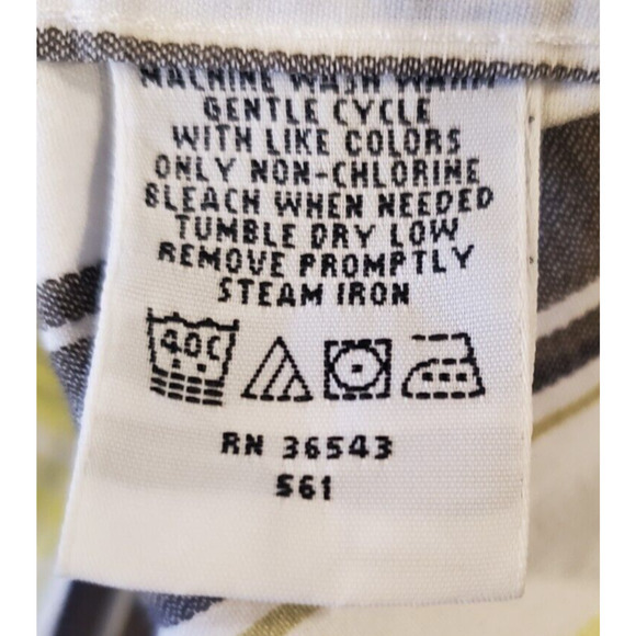 Geoffrey Beene Men's Size‎ XL Striped Long Sleeve Button Up Shirt Multicolor - Picture 10 of 13